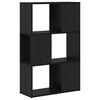 vidaXL TV Cabinet Set Black 60 x 24 x 94.5 cm Engineered Wood