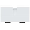 vidaXL Bathroom Cabinet High Gloss White 64.5x33.5x59cm Engineered Wood