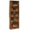 vidaXL Bookcase Old Wood 60x24x176 cm Engineered Wood