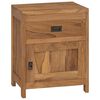 vidaXL Bedside Cabinet Solid Teak 40x30x50 cm