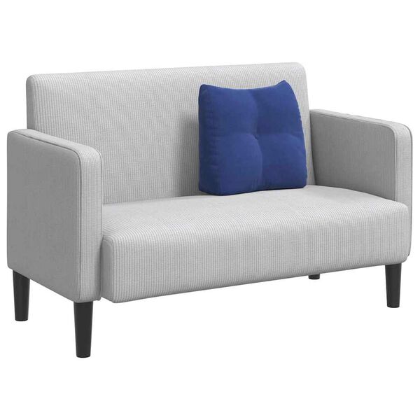 vidaXL Back Pillow Police Blue 45 x 24 x 50 cm Velvet