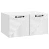 vidaXL Wall-Mounted TV Cabinet High Gloss White 59.5 x 41 x 30 cm