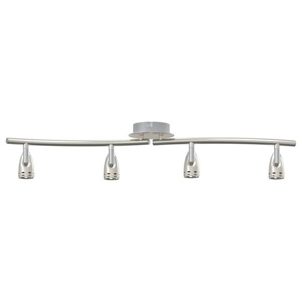 vidaXL Ceiling Spotlight Matt nickel 58.5 x 15 x 12 cm Steel