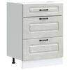 vidaXL Kitchen Base Cabinet "Kalmar" Concrete Grey Engineered Wood