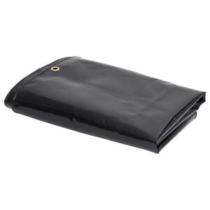 vidaXL Tarpaulin 650 g/m&sup2; 3x4 m Black