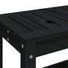 vidaXL Garden Bench Black 108x35x45 cm Solid Wood Pine