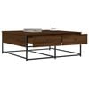 vidaXL Coffee Table Brown Oak 100x99x40 cm Engineered Wood