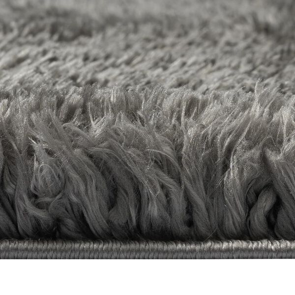 vidaXL High Pile Shaggy Rug Anthracite 160x230 cm 50 mm