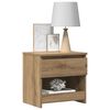 vidaXL Bedside Cabinet Artisan Oak 40x30x39 cm Engineered Wood