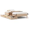 vidaXL Bed Frame without Mattress 90x200 cm Solid Wood Pine