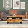 vidaXL Coffee Table 80x54x40 cm Solid Wood Mango&Engineered Wood