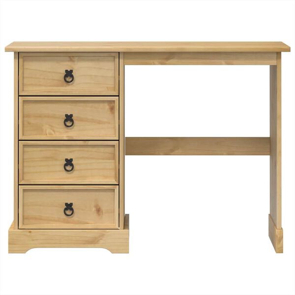 vidaXL Dressing Table Corona104x47x75 cm Solid Wood Pine