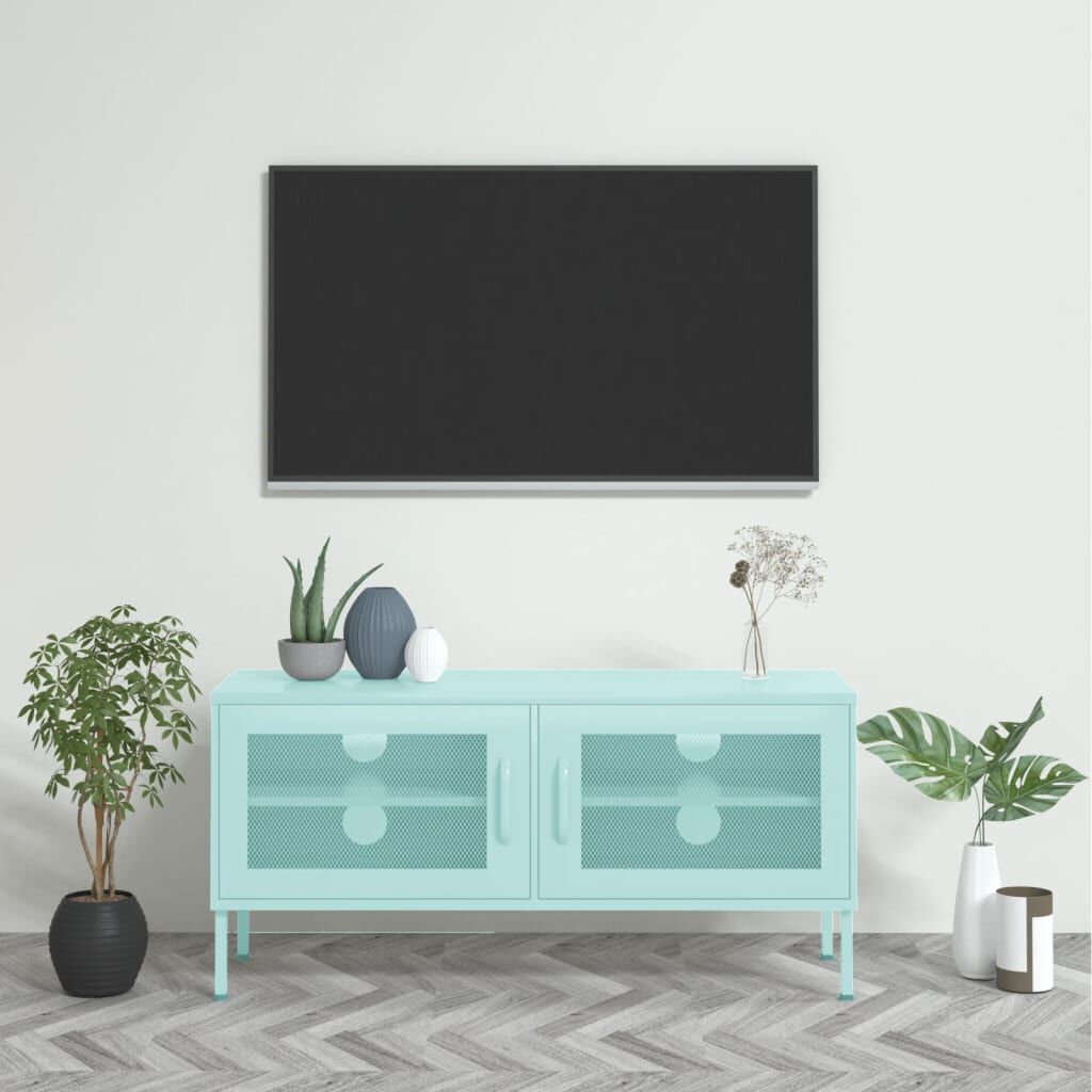 Teal tv store stand ikea