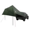 vidaXL Vehicle Awning with Roof Army green 518 x 580 x 215 cm