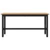 vidaXL Dining Bench Artisan Oak 100 x 32.5 x 48.5 cm