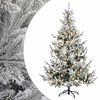 vidaXL Artificial Hinged Christmas Tree 120 cm 150 LEDs Warm White