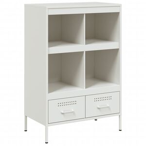 vidaXL Highboard White 68x39x101,5 cm Steel
