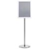 vidaXL Poster Stands 2 pcs Silver 32.5x 24 x 78 cm Aluminium alloy