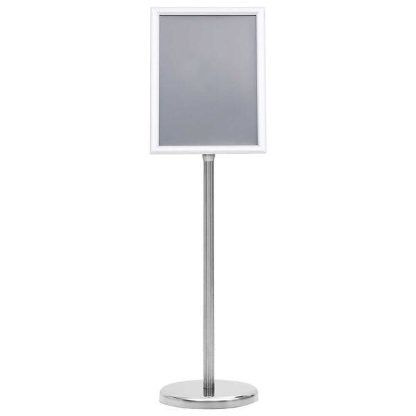 vidaXL Poster Stands 2 pcs Silver 32.5x 24 x 78 cm Aluminium alloy
