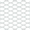 vidaXL Hexagon Fence Green 1 x 10 m PVC