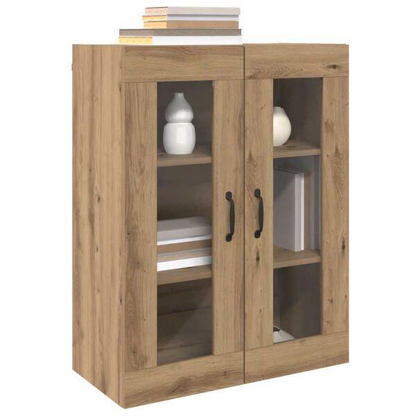 vidaXL Hanging Wall Cabinet Brown 69.5 x 34 x 90 cm Engineered wood