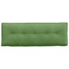 vidaXL Back Pillow Light Green 140 x 50 cm Corduroy Fabric