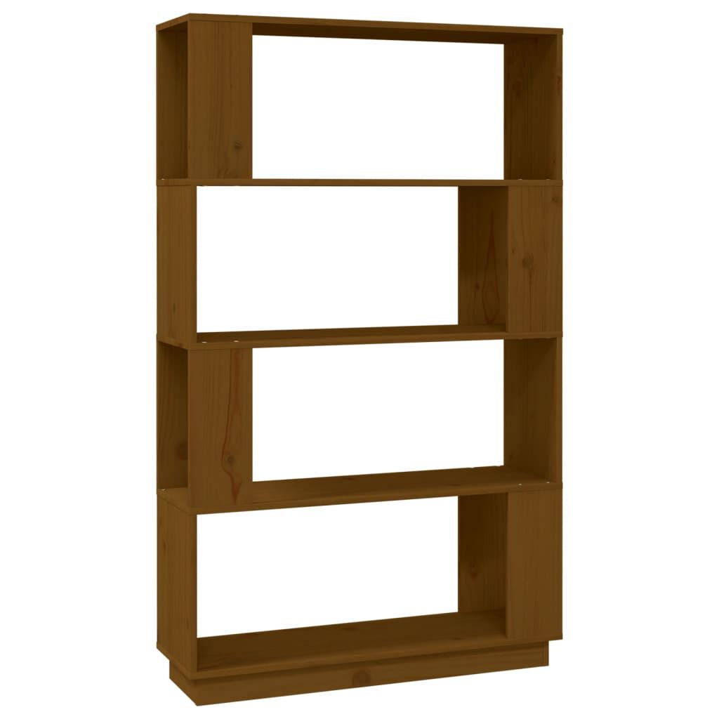 Honey oak shop bookcase