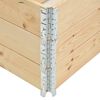 vidaXL Pallet Collars 3 pcs 80x120 cm Solid Pine Wood