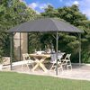 vidaXL Gazebo with Arch Roof 3x3 m Anthracite