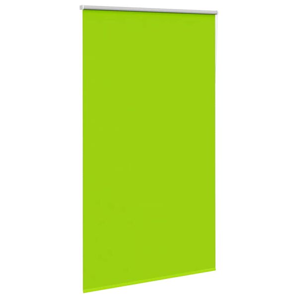 vidaXL Roller Blind Blackout Leaves Green 135x210 cm Fabric Width 131.6 cm Polyester