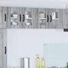 vidaXL Kitchen Cabinet 2 pcs Grey Sonoma 60 x 31 x 40 cm