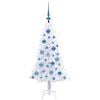 vidaXL Artificial Christmas Tree with Stand White 120 cm PVC and Steel