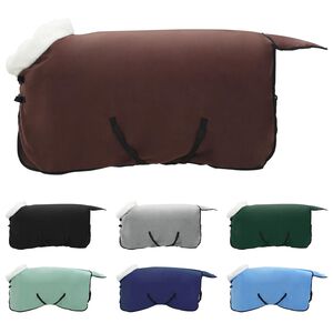 vidaXL Horse Blanket Full Dark Brown 75 cm Polar fleece