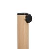vidaXL Parasol Base Light Wood 45 x 45 x 31.5 cm