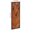 vidaXL Coat Racks 2 pcs 35x1x90 cm Solid Wood Acacia