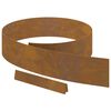 vidaXL Lawn Edging Rusty 450 x 0.05 x 15 cm Weathering Steel