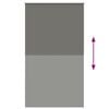vidaXL Roller Blind Blackout Grey 140x210 cm Fabric Width 136.6 cm Polyester