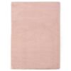 vidaXL Rug 160x230 cm Faux Rabbit Pelt Old Pink
