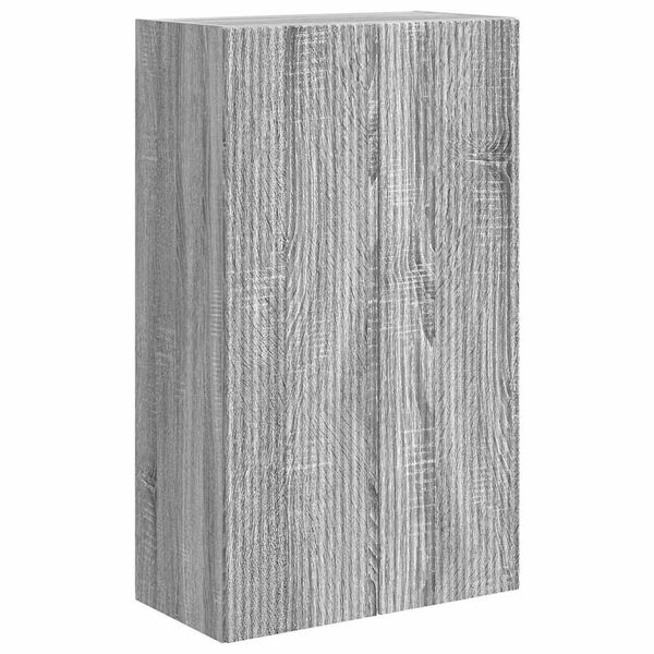 vidaXL TV Wall Cabinet Grey Sonoma 59.5 x 31 x 100 cm Engineered Wood