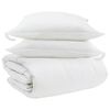 vidaXL Duvet Set with Pillow 3 pcs White Down Feather