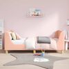 vidaXL Children's Bed Frame with Headboard Pink 80 x 160 cm