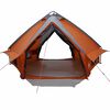 vidaXL Teepee Tent with Roof Grey and Orange 490 x 410 x 210 cm