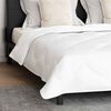 vidaXL Duvet with Pillows 3 pcs White Microfiber and Down Feather