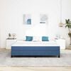vidaXL Bed Mattress with Mattress Blue 180 x 200 cm Fabric