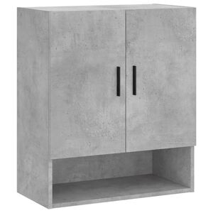 vidaXL Wall Cabinet Concrete Grey 60x31x70 cm Engineered Wood