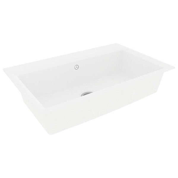 vidaXL Kitchen Sink White 79 x 50 x 31 cm Granite