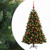vidaXL Artificial Christmas Tree with Bauble 120 cm 150 LEDs