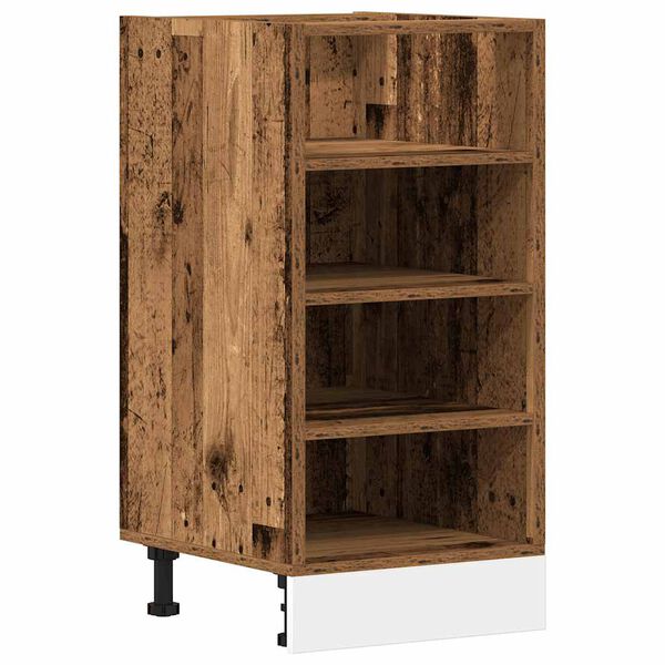 vidaXL Bottom Cabinet Riga Old Wood 40x44.5x81.5 cm Engineered Wood