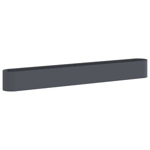 vidaXL Raised Garden Bed Anthracite 360 x 40x 40 cm
