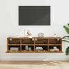 vidaXL TV Wall Cabinets 2 pcs Old Wood 60 x 30 x 30 cm Engineered Wood
